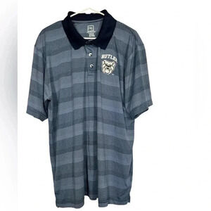 Butler Pro Edge Men’s Golf Polo Striped Shirt Size XL Embroidered Logo